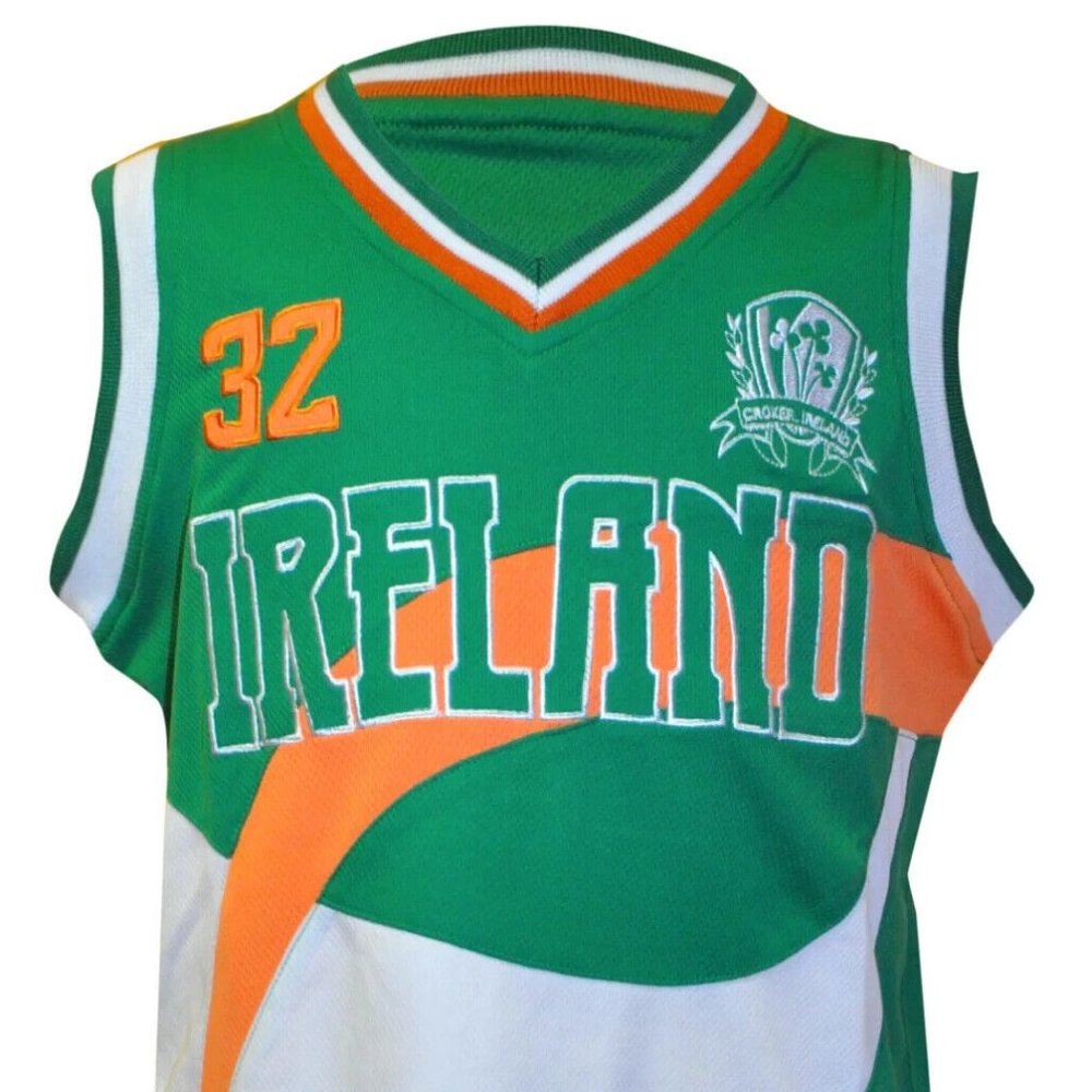 Croker Kids Sports 32 Ireland Irish Jersey Shirt Green Kids Size 10 and 12 (NEW)
